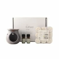 The Edited Life Bergamot & Eucalyptus Oil Burner Set -Hot Sale rugs Shop 30823714 alt03