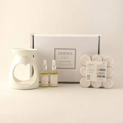 Dorma Lavender & Orange Oil Burner Set