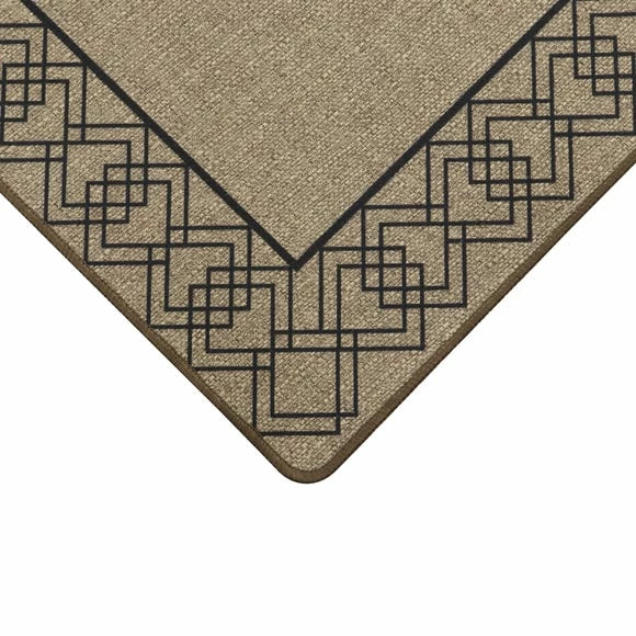 JVL Elegance Diamond Border Runner 5 JVL Elegance Diamond Border Runner - Image 3
