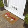 JVL Eco Latex Toadstool Coir Doormat