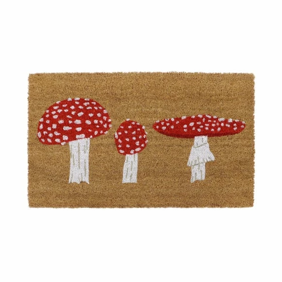 JVL Eco Latex Toadstool Coir Doormat 4 JVL Eco Latex Toadstool Coir Doormat - Image 2