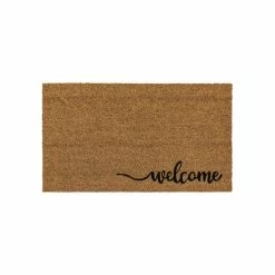 Cedar & Sage Welcome Script Coir Doormat 7 Cedar & Sage Welcome Script Coir Doormat -Hot Sale rugs Shop 30825279 alt02