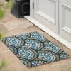 Cedar & Sage Navy Rainbow Coir Doormat 2 Cedar & Sage Navy Rainbow Coir Doormat -Hot Sale rugs Shop 30825285
