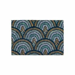 Cedar & Sage Navy Rainbow Coir Doormat -Hot Sale rugs Shop 30825285 alt02