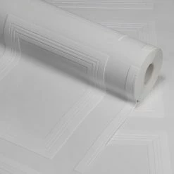 Anaglypta Pack Of 2 Edwardian Panel Luxury Paintable Wallpaper, White Blown Vinyl