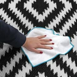 JVL Aztec Reversible Plastic Woven Indoor Outdoor Rug -Hot Sale rugs Shop 30844690 alt03